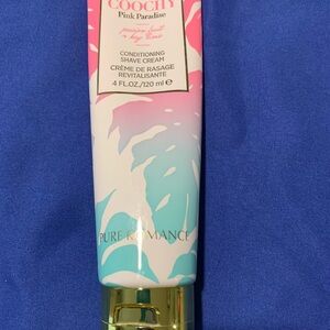 Pure Romance Coochy Pink Paradise Shave Cream with Pink and Teal